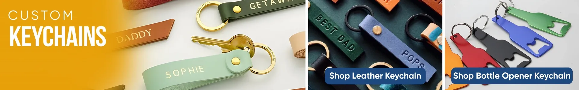 CustomBannersNow.Com Keychains