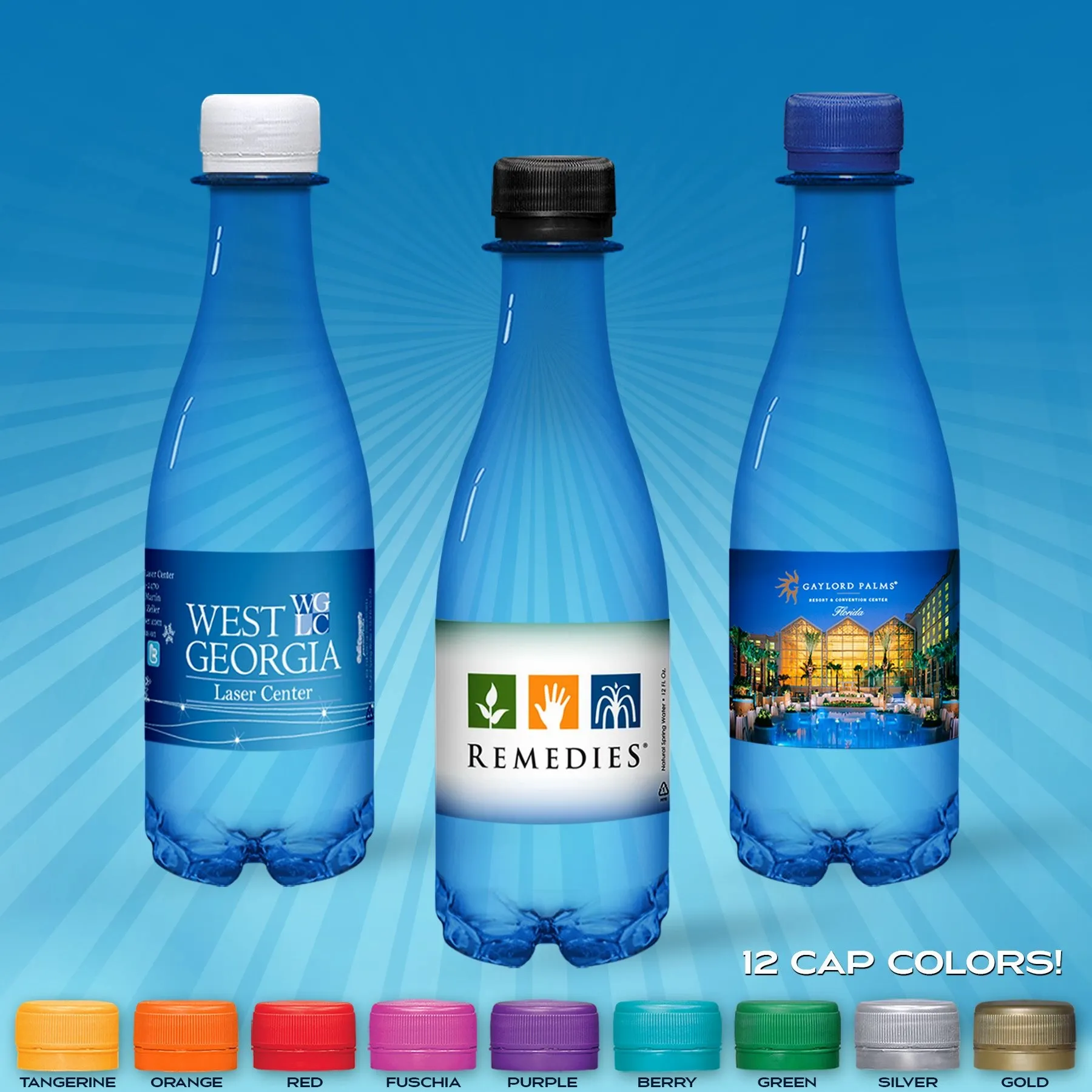 Custom Bottled Water - Custom Banners Now