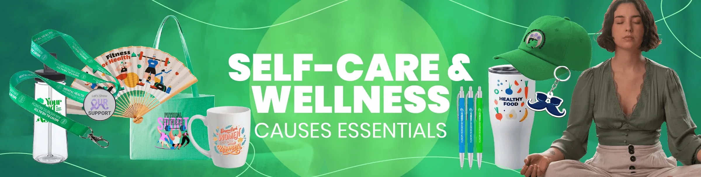 CustomBannersNow.Com Self-Care and Wellness Causes