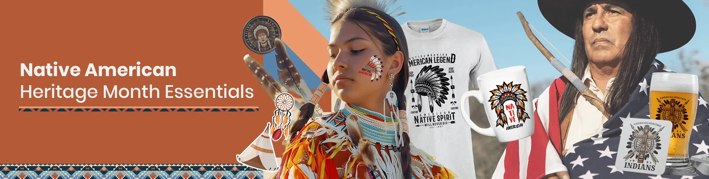 CustomBannersNow.Com Native American Heritage Month Essentials