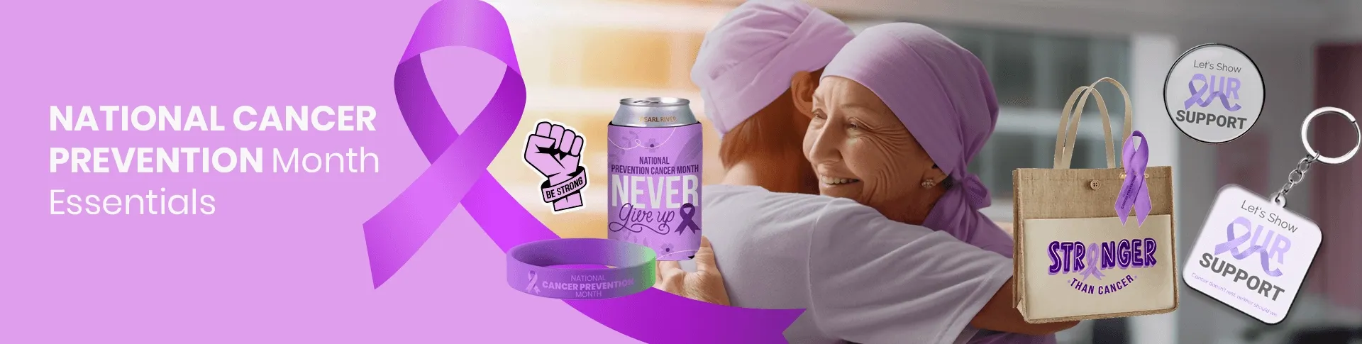 CustomBannersNow.Com National Cancer Prevention Month