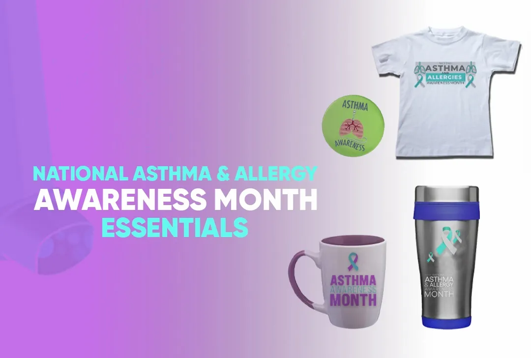 CustomBannersNow.Com National Asthma & Allergy Awareness Month