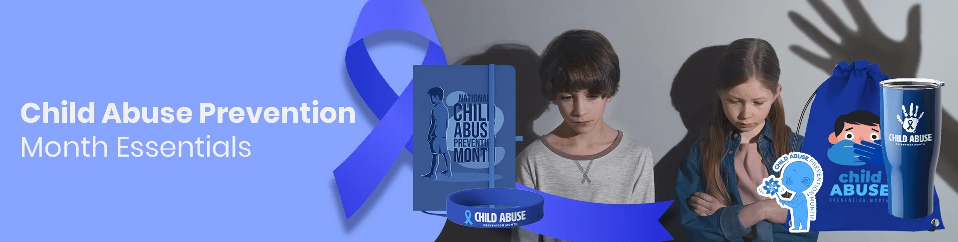 CustomBannersNow.Com Child Abuse Prevention Month