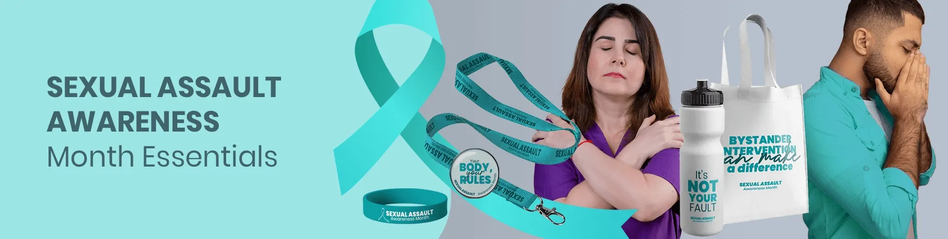 CustomBannersNow.Com Sexual Assault Awareness Month