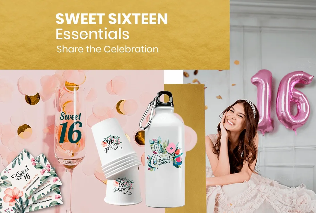 CustomBannersNow.Com Sweet Sixteen