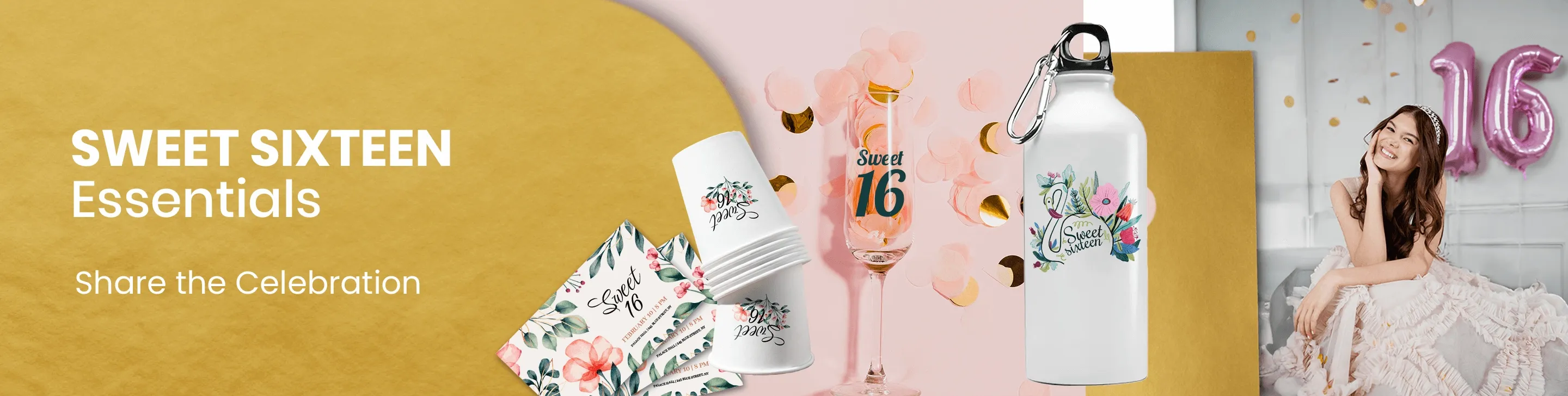 CustomBannersNow.Com Sweet Sixteen