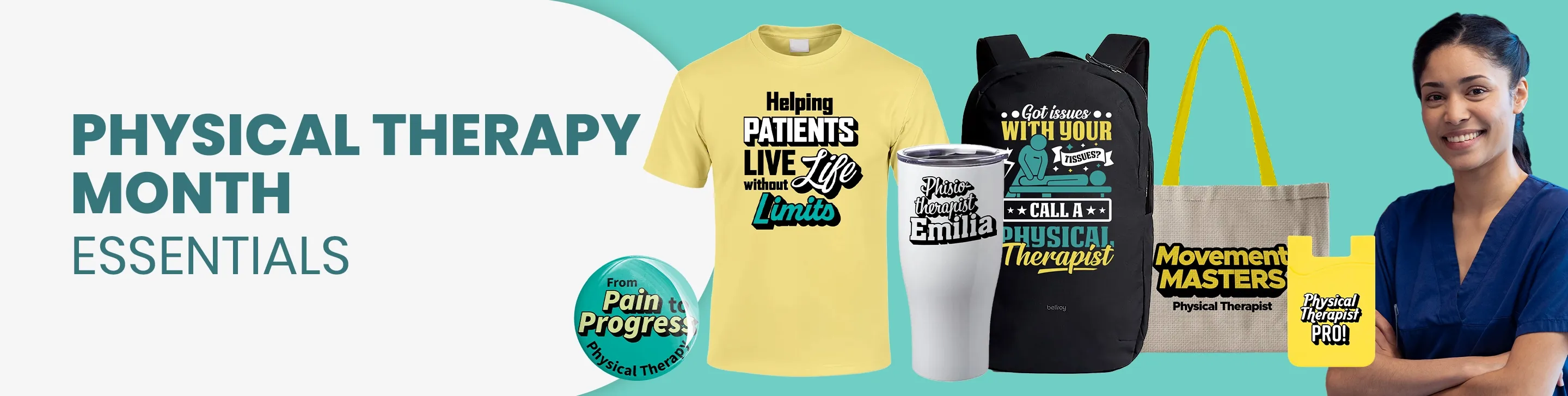 CustomBannersNow.Com Physical Therapy Month