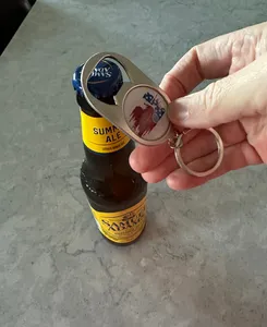 CustomBannersNow.Com - Multi-use Alloy Bottle Opener Keychain
