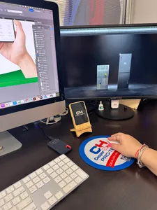 CustomBannersNow.Com - Custom Round Mouse Pad