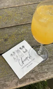 CustomBannersNow.Com - Custom Beverage Napkin