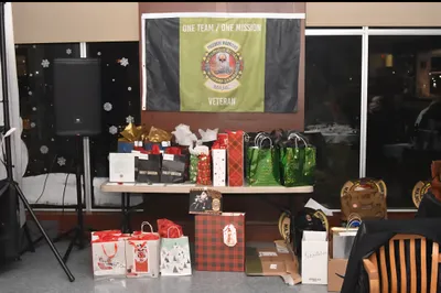 Rectangle Flag - Freedom Warriors Military Motorcycle Alliance of Canada Canadian Veterans Christmas Party 2025