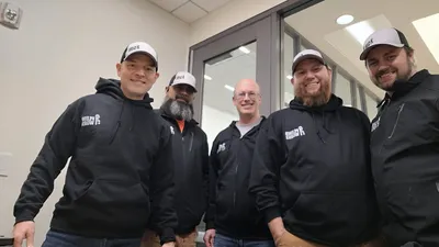 Gildan Adult Heavy Blend 8 oz., 50/50 Hooded Sweatshirt - Team meeting in gear Thanks CustomtTees