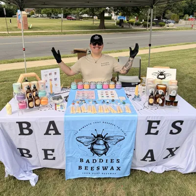Custom Rectangle Table Covers - Was a vendor as my local community market