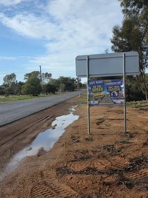 Vinyl Mesh Banners - SOCK Save Our Country Kids Week event