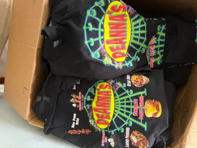 Light Cotton T-Shirt - These are perfect for our food truck very light weight so when were cooking food were not also cooking ourselves