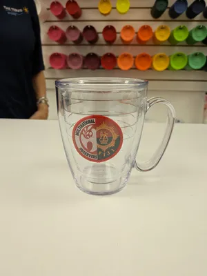 Sublimated Patches - Put the patch into a Tervis Tumbler