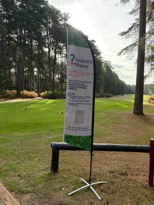 Feather Flag - Captains Day at Woburn Golf Club