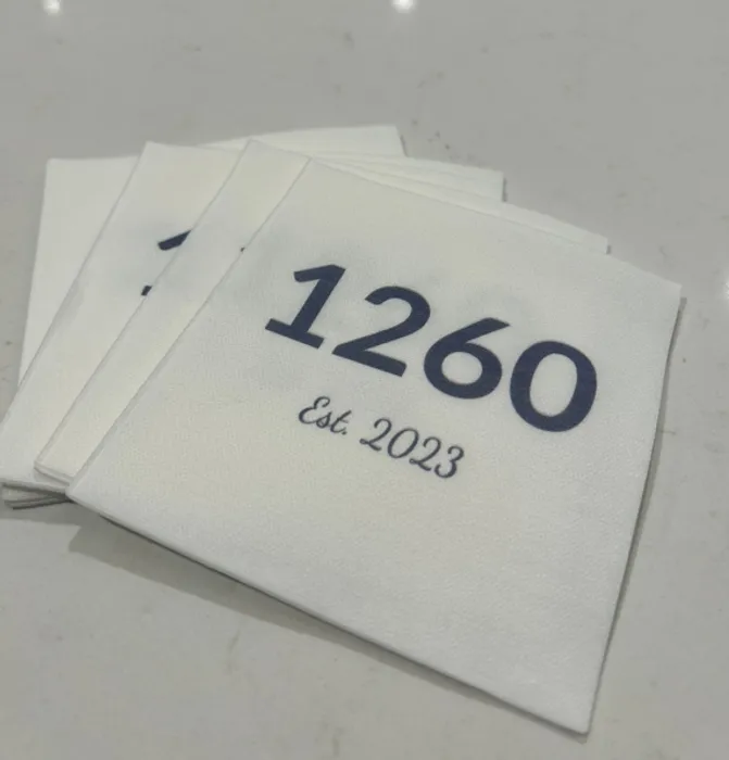 CustomBannersNow.Com - Custom Linen Beverage Napkin