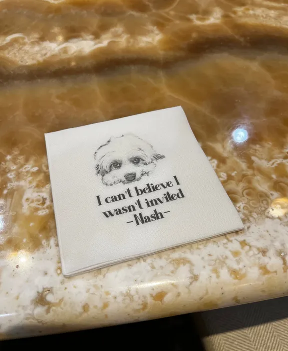 CustomBannersNow.Com - Custom Linen Beverage Napkin