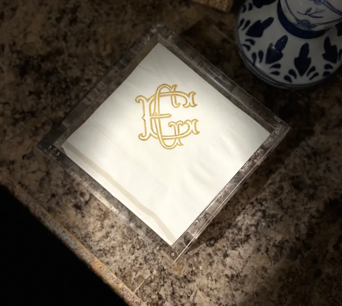 CustomBannersNow.Com - Custom Foil Stamped Beverage Napkin