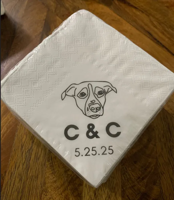 CustomBannersNow.Com - Custom Paper Beverage Napkin