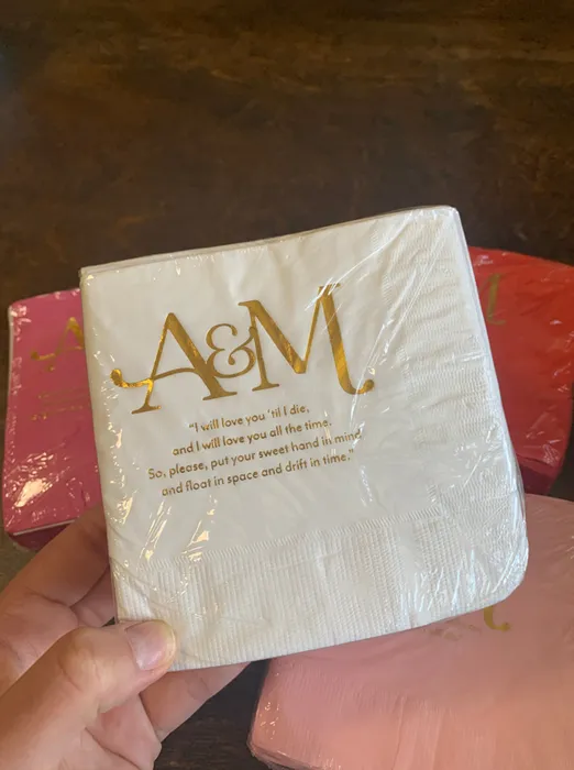 CustomBannersNow.Com - Custom Foil Stamped Beverage Napkin