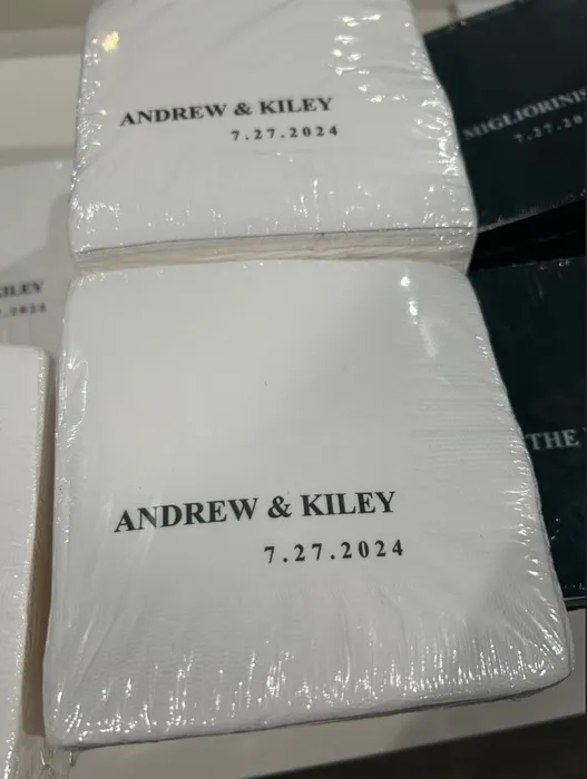 CustomBannersNow.Com - Custom Paper Beverage Napkin