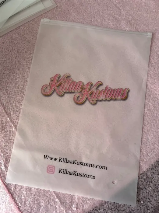 CustomBannersNow.Com - Zipper Frosted Bag