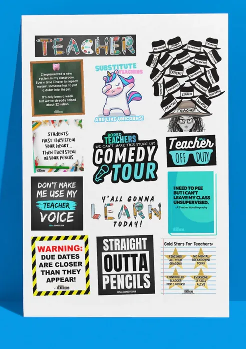 CustomBannersNow.Com - Stickers Sheets