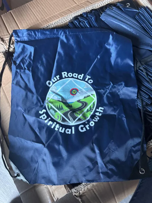CustomBannersNow.Com - Custom Polyester Drawstring Bag