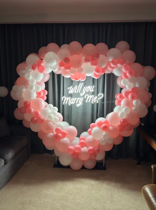 CustomBannersNow.Com - Will You Marry Me LED Neon Sign