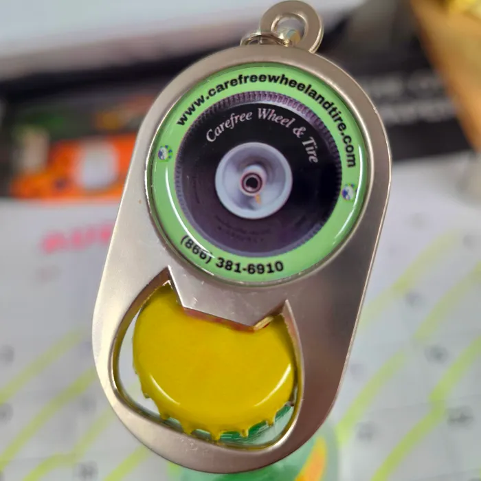 CustomBannersNow.Com - Multi-use Alloy Bottle Opener Keychain