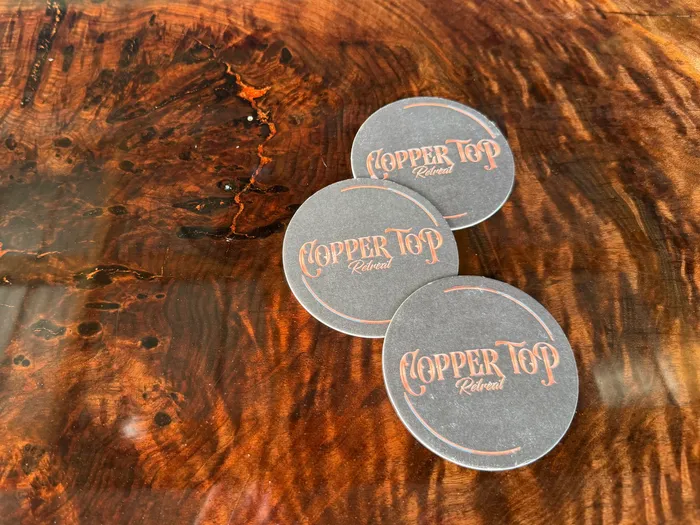 CustomBannersNow.Com - Kraft Paper Coaster