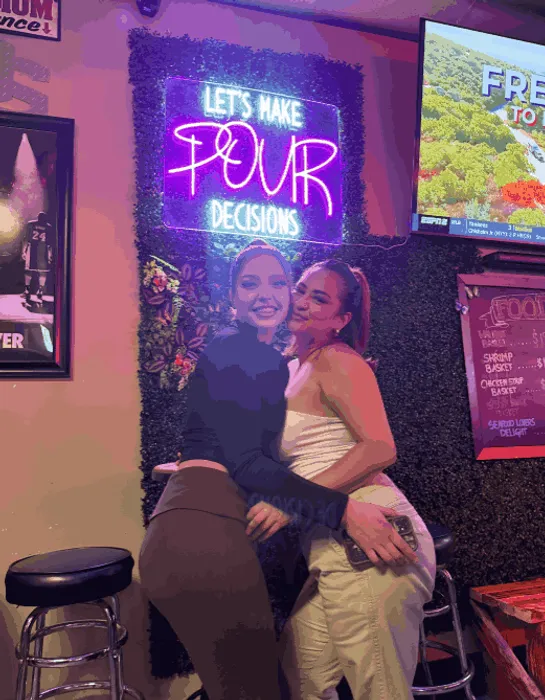 CustomBannersNow.Com - Let's Make Pour Decisions Neon Signs