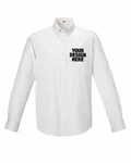 CORE365 Men's Operate Long-Sleeve TwillShirt WHITE