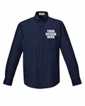 CORE365 Men's Operate Long-Sleeve TwillShirt Classic Navy