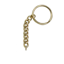 Gold Split Ring + Long Chain Gold Split Ring + Long Chain