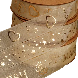Pre-Designed Hot Stamping Ribbon - Custom Banners Now