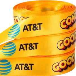 Heat Transferred Double Face Satin Ribbons - Custom Banners Now
