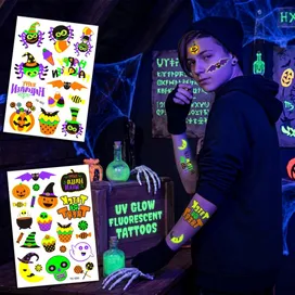 UV Glow Fluorescent Tattoos - Custom Banners Now