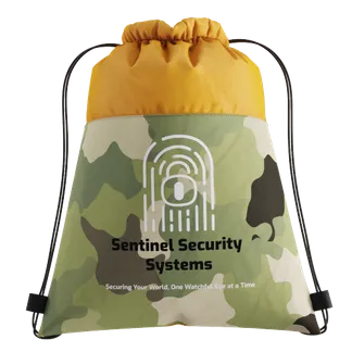 Camo Drawstring Bag - Custom Banners Now