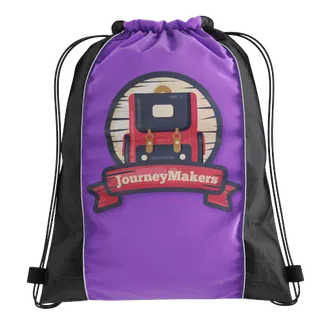 Side-Accents Drawstring Bag - Custom Banners Now