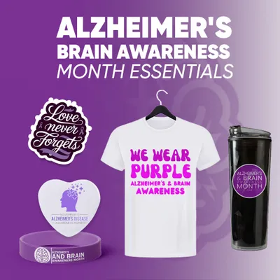 Alzheimer's Brain Awareness Month Essentials - Custom Banners Now