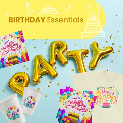 Birthday Essentials - Custom Banners Now