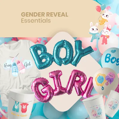 Gender Reveal Essentials - Custom Banners Now