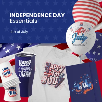 Independence Day Essentials - Custom Banners Now