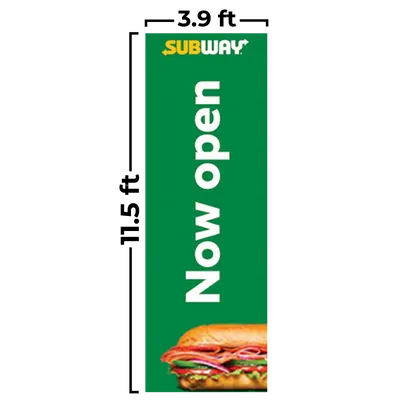 3.9 ft x 11.5 ft 3.9 ft x 11.5 ft - Custom Banners Now