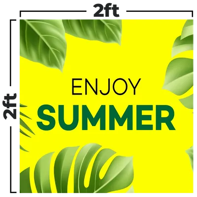 2 x 2 ft 2 x 2 ft - Custom Banners Now