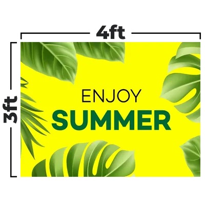 4 x 3 ft 4 x 3 ft - Custom Banners Now