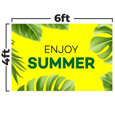 6 x 4 ft 6 x 4 ft - Custom Banners Now